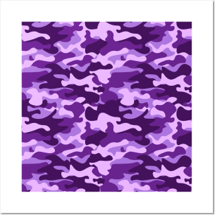 Camouflage Seamless Pattern Posters and Art